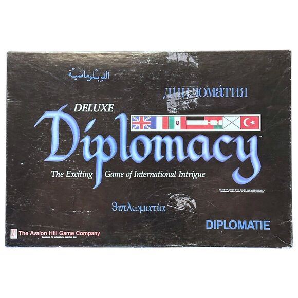 RARE Diplomacy Deluxe Board Game International Intrigue COMPLETE Avalon 1992 - Picture 2 of 7